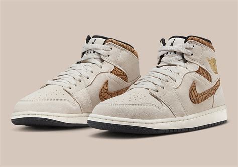 Air Jordan Mid Brown Elephant Dz Sneakernews