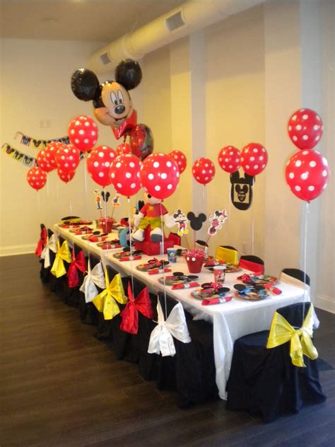 Mickey Mouse Birthday Party Ideas Photo 20 Of 21 Catch My Party