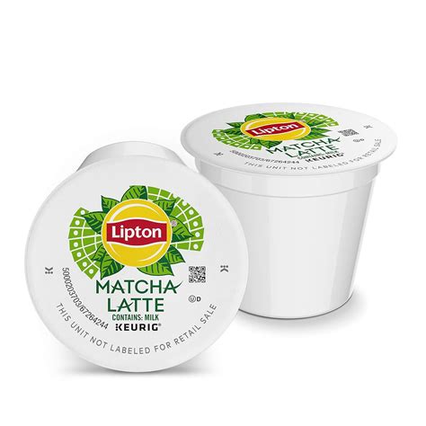 Lipton 1 Step Tea K Cups Matcha Latte With 100 Rainforest Alliance