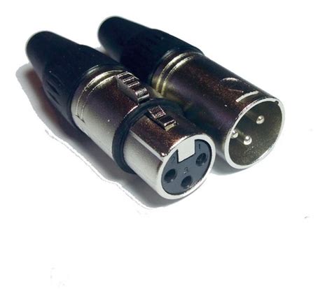 Fichas Conector Canon Xlr X Hembra Macho Para Cable Pin Web Electro