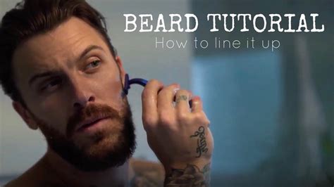 Beard Tutorial How To Line Up And Trim Your Beard Youtube