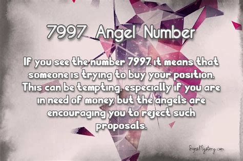 7997 Angel Number Meaning And Symbolism Signsmystery