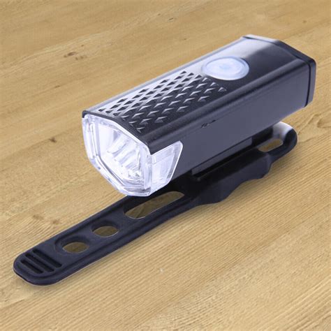 300LM Cycling Bicycle LED Lamp USB Rechargeable Bike Front Light EBay