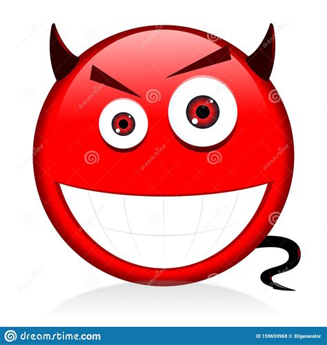 Red Emoji, Emoticon - Devil Royalty-Free Stock Image | CartoonDealer.com #159659968