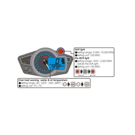 Compteur Koso Multi Fonctions Rx N Pour Moto