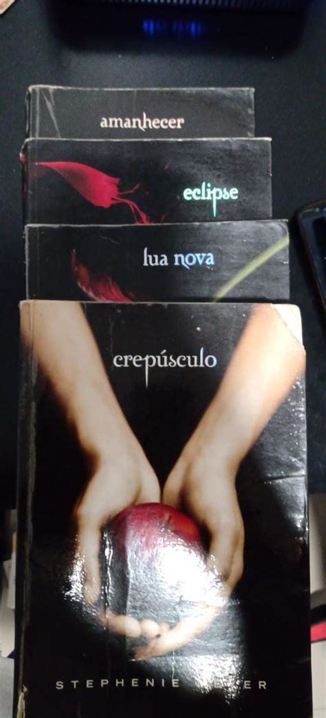 Livros Série Crepúsculo Stephenie Meyer Crepúsculo lua Nova eclipse