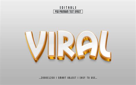 Viral 3d Editable Psd Text Effect Style Graphic By Mdjahidul99519