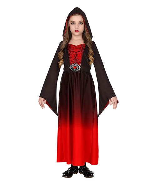 Red Gothic Girl Children Costume 11 13 Jahre 🎃 Proudly Presents