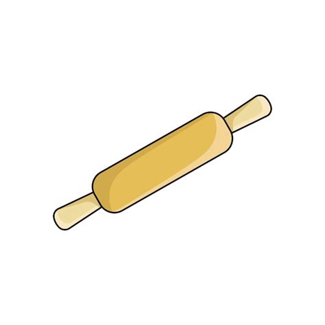 Premium Vector Bakery Rolling Pin Icon Vector Illustration