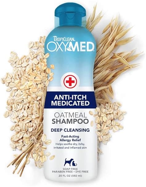 TropiClean OxyMed Shampoing médicamenteux à lavoine Anti