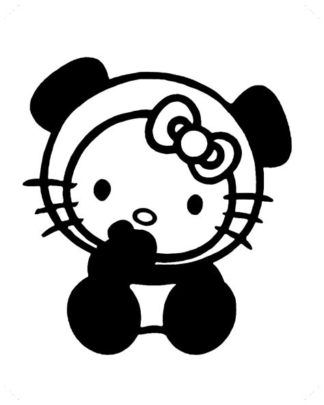 Dibujo De Hello Kitty Para Colorear Nbkomputer