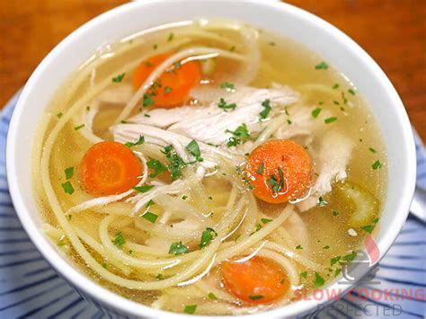 Slow Cooker Chicken Noodle Soup Slow Cooking Perfected