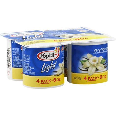 Yoplait Light Yogurt Fat Free Very Vanilla Low Fat And Nonfat Foodtown