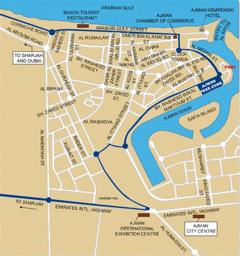 Jebel Ali Free Zone Map