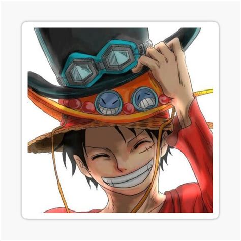 Ace Sabo Luffy Stickers Redbubble