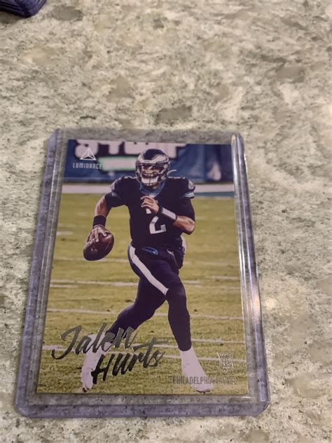 Jalen Hurts Panini Chronicles Luminance Rookie Rc Eagles Ebay