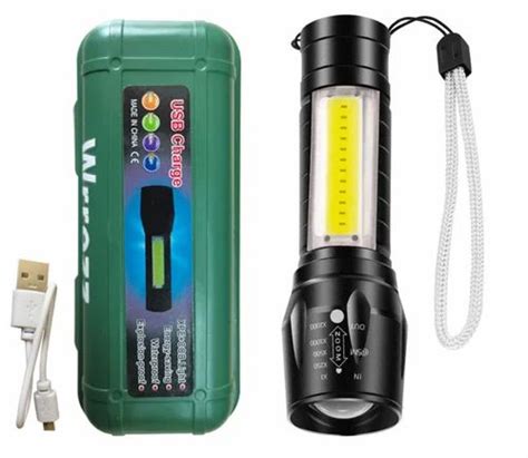 Cool White USB CHARGE FLASHLIGHT At Best Price In Bengaluru ID