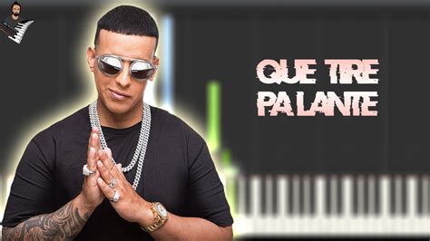 Daddy Yankee Que Tire Pa Lante Instrumental Piano Tutorial