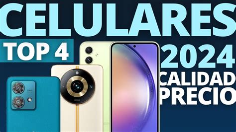 TOP 4 MEJORES CELULARES 2024 GAMA MEDIA ALTA CALIDAD PRECIO