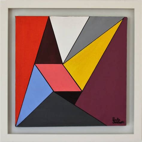 Geometric Composition Painting By Paula Berteotti Saatchi Art