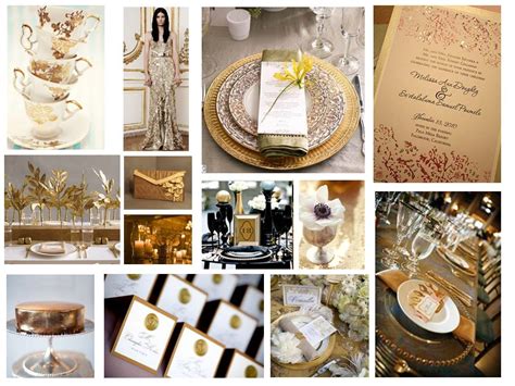 winter gold wedding conceptwed