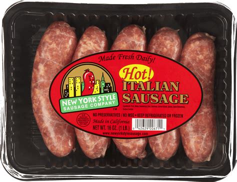 Hot Italian Sausage New York Style Sausage Company