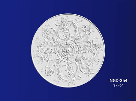 Gypsum Plaster Ceiling Rose Design And Model Ngd 354 Gypsum Decoration Company In Bangladesh