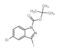 Boc Bromo Iodo H Indazole Cas Chemsrc