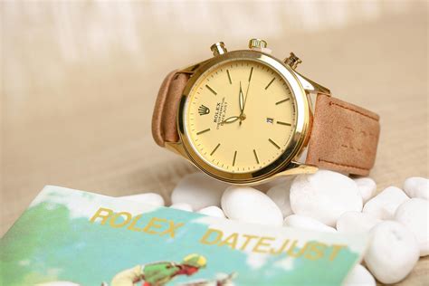 Wristwatch with Brown Leather Strap · Free Stock Photo