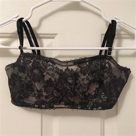 Victorias Secret Victorias Secret Black Lace Unlined Balconette Bra