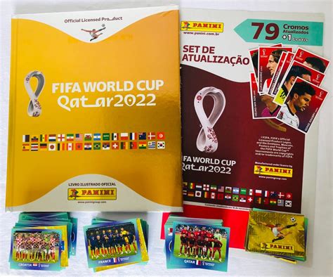 Álbum Copa do Mundo Qatar 2022 Dourado Capa Dura Lacrado Todas As