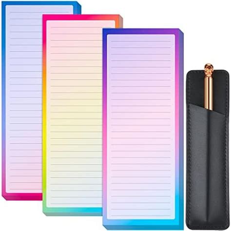 Amazon Outus Pieces Magnetic Note Pads Lists For Fridge