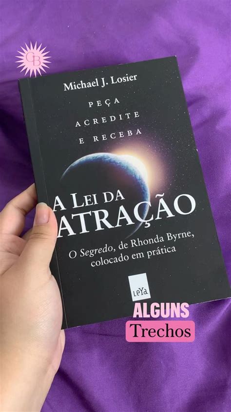 Livros Lei Da Atração - A Lei da Atração | Trechos | Recomendações de livros, Livros de ...
