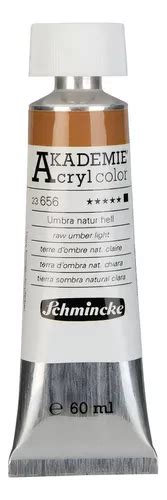 Tinta Acr Lica Schmincke Akademie Ml Raw Umber Light Mercadolibre