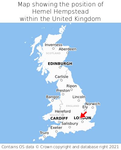 Where is Hemel Hempstead? Hemel Hempstead on a map