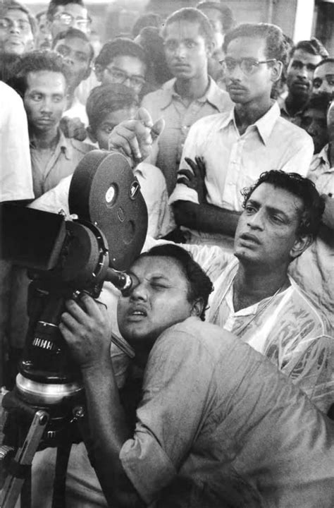 Satyajit Ray With Camera