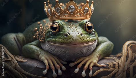 Märchen Der Froschkönig Prinzessin Frosch Krone Kuss Verwandlung