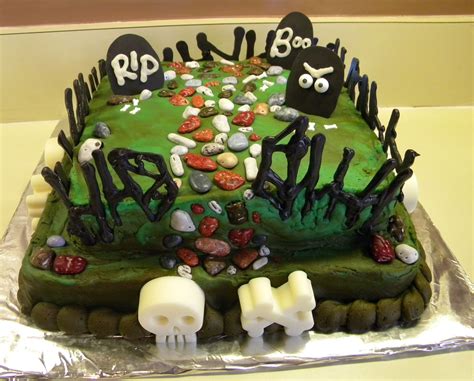 Cake And Jewelry Graveyard Cake