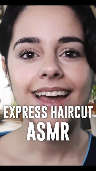 Asmr Fast Haircut💈 Spray Brushing Sounds Scissors Water Tingles