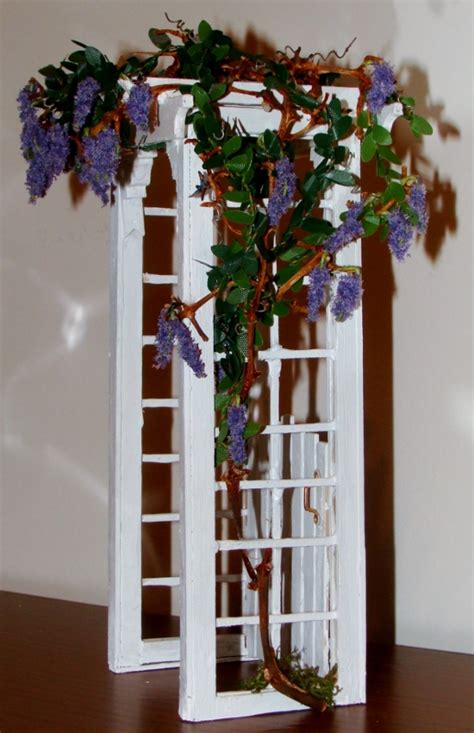 Wisteria trellis