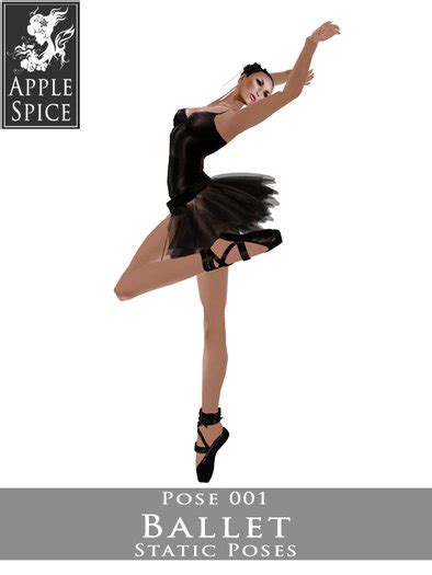 Second Life Marketplace Apple Spice Ballet Pose 001