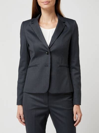 Montego Blazer Mit Knopf Leiste Marineblau Meliert Online Kaufen