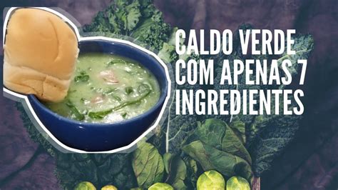 COMO FAZER CALDO VERDE FÁCIL YouTube