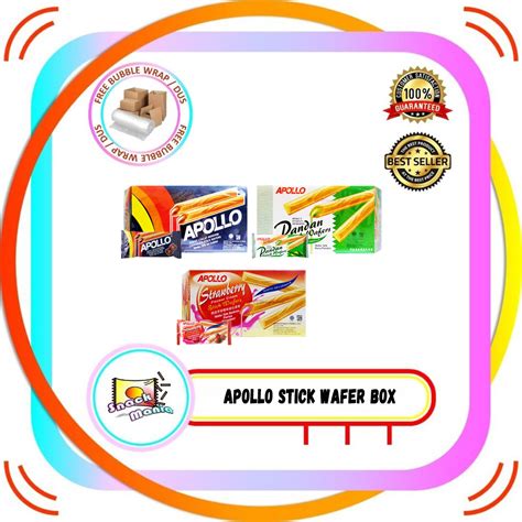 Jual Apollo Stick Wafer Chocolate Coklat Strawberry Pandan Pcs