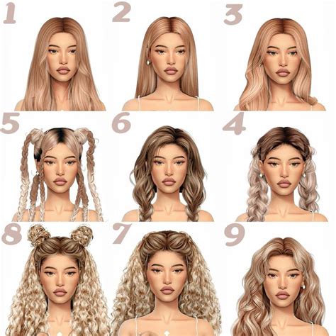 Alpha Hairs Part 3 Sims Hair Sims 4 Black Hair Tumblr Sims 4