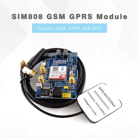 Sim808 Modülü Gsm Gprs Gps Geliştirme Kurulu Ipx Sma Ile Havadan Stm32