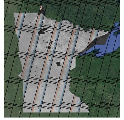 RGB Image Of The Ratio Of The Number Of Landsat TM And ETM