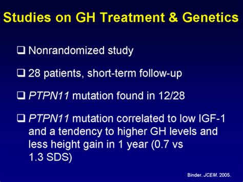 To Treat Or Not To Treat Short Stature In Noonan Syndrome Transcript