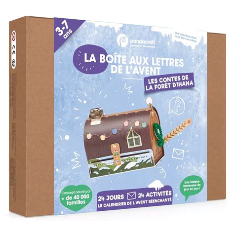 Calendrier De L Avent Bo Te Aux Lettres De No L Pandacraft Emmie Sph Re