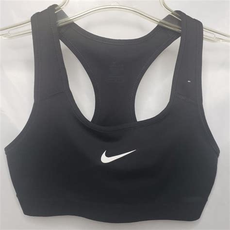 Nike Intimates And Sleepwear Nike Womens Drifit Black Support Athletic Bra Size M Poshmark